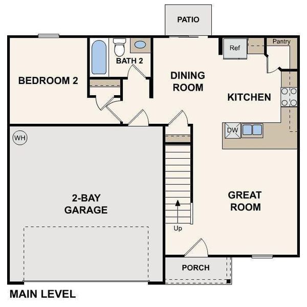 2D floor plan layout of this home in , Villa Rica, GA (Image 2). 2D floor plan layout of this home in , Villa Rica, GA (Image 2).