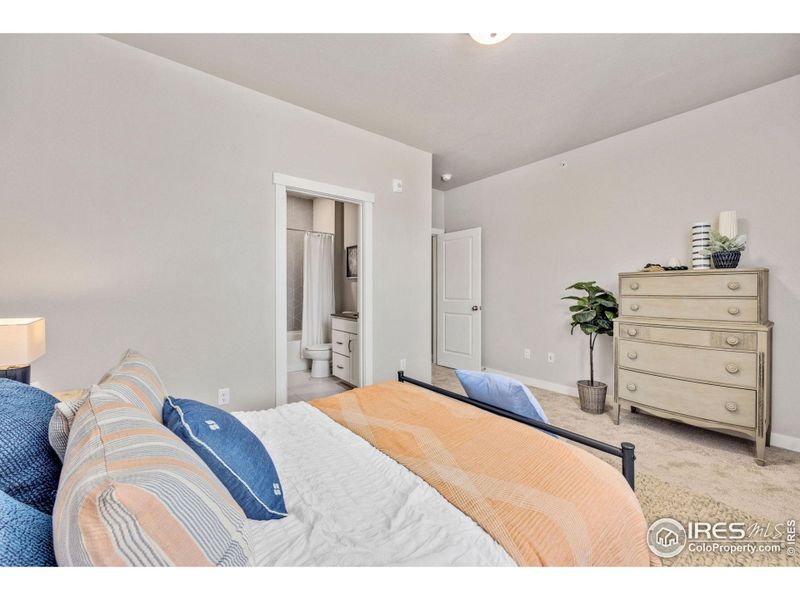 Furnished interior view inside a new home in Northfield at Old Town - Vista Collection, Fort Collins (Image 13).