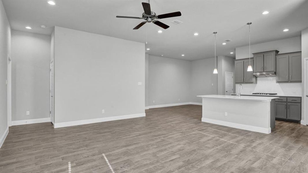 Spacious, unfurnished interior of a new home in Eagle Creek, Denton (Image 15). Spacious, unfurnished interior of a new home in Eagle Creek, Denton (Image 15).