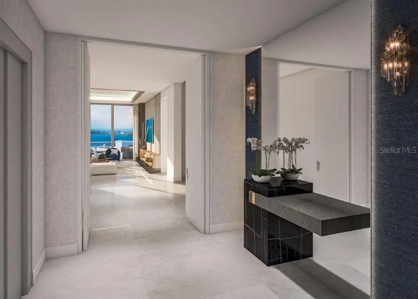 Furnished interior view inside a new home in , Sarasota (Image 4).