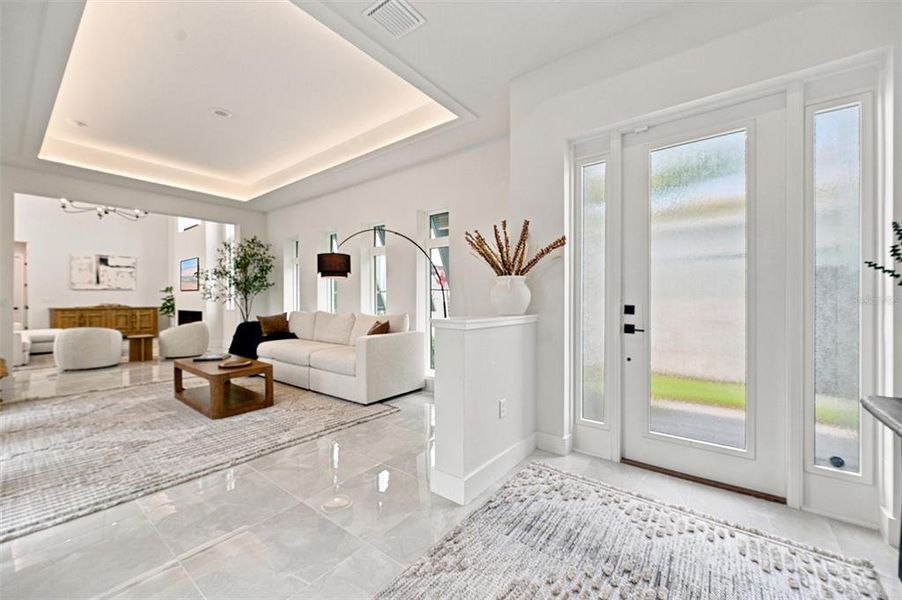 Furnished interior view inside a new home in , Bradenton (Image 9). Furnished interior view inside a new home in , Bradenton (Image 9).