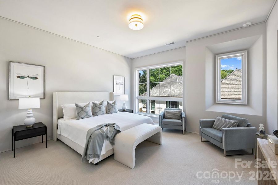 Furnished interior view inside a new home in , Charlotte (Image 11).
