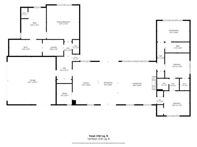 2D floor plan layout of this home in , Cartersville, GA (Image 5).
