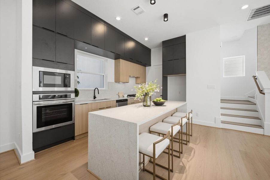 Furnished interior view inside a new home in , Houston (Image 11).