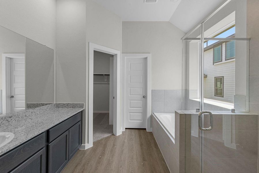 Furnished interior view inside a new home in Lexington Heights, Willis (Image 9).