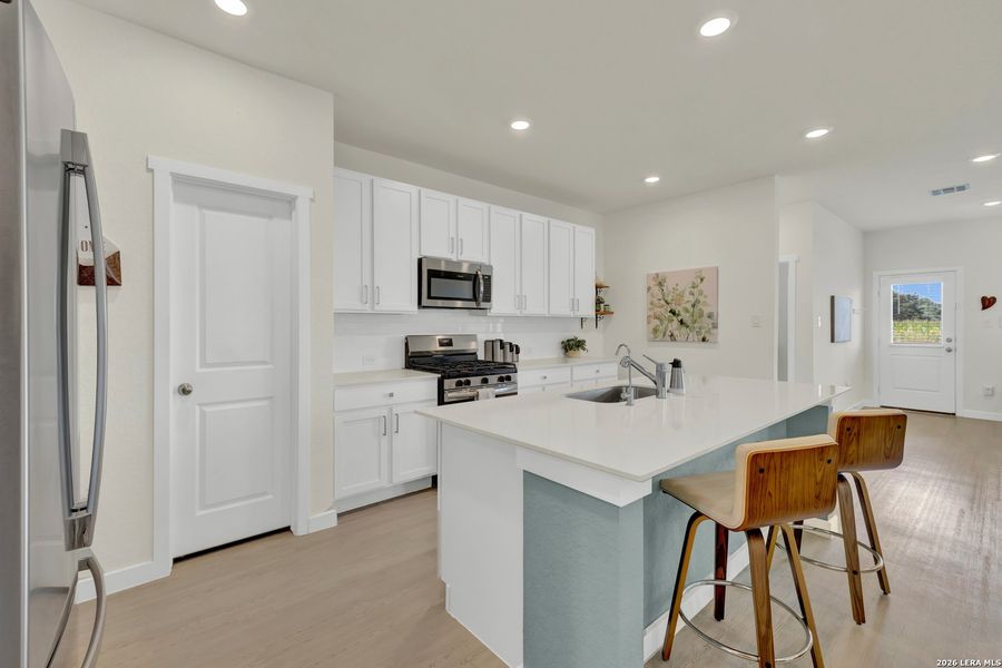 Furnished interior view inside a new home in Parkside, New Braunfels (Image 26).