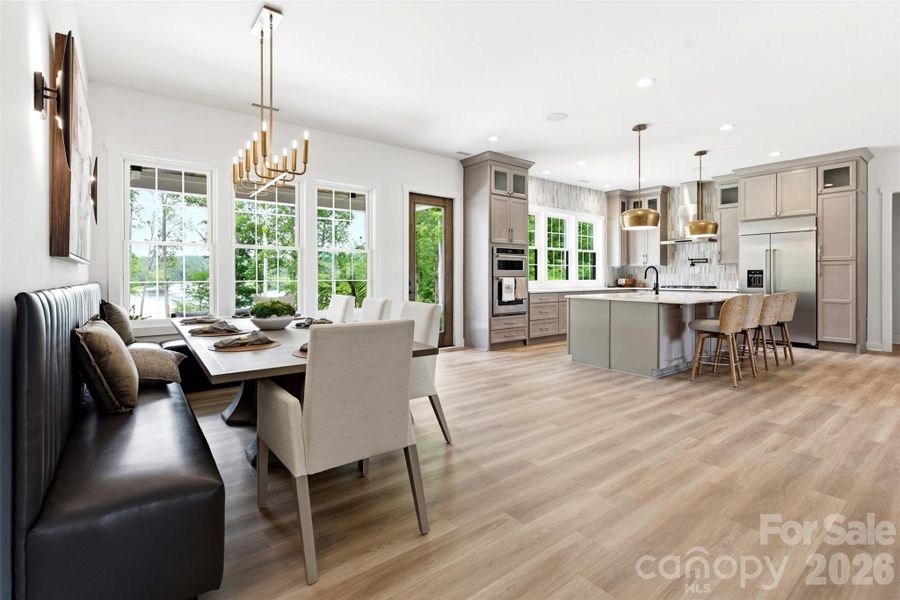 Furnished interior view inside a new home in , Granite Falls (Image 14).