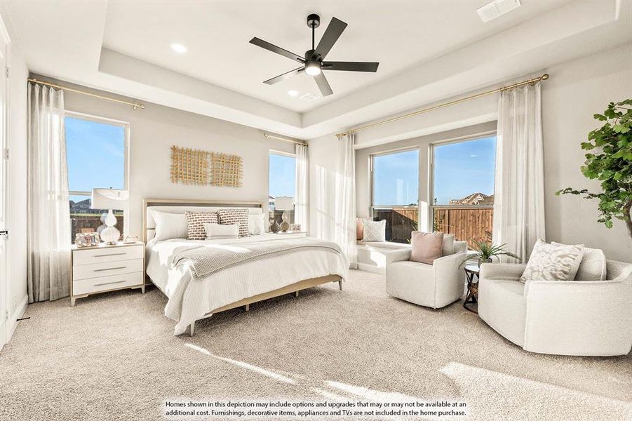 Furnished interior view inside a new home in Addison Hills Classic 60s, Cedar Hill (Image 34). Furnished interior view inside a new home in Addison Hills Classic 60s, Cedar Hill (Image 34).