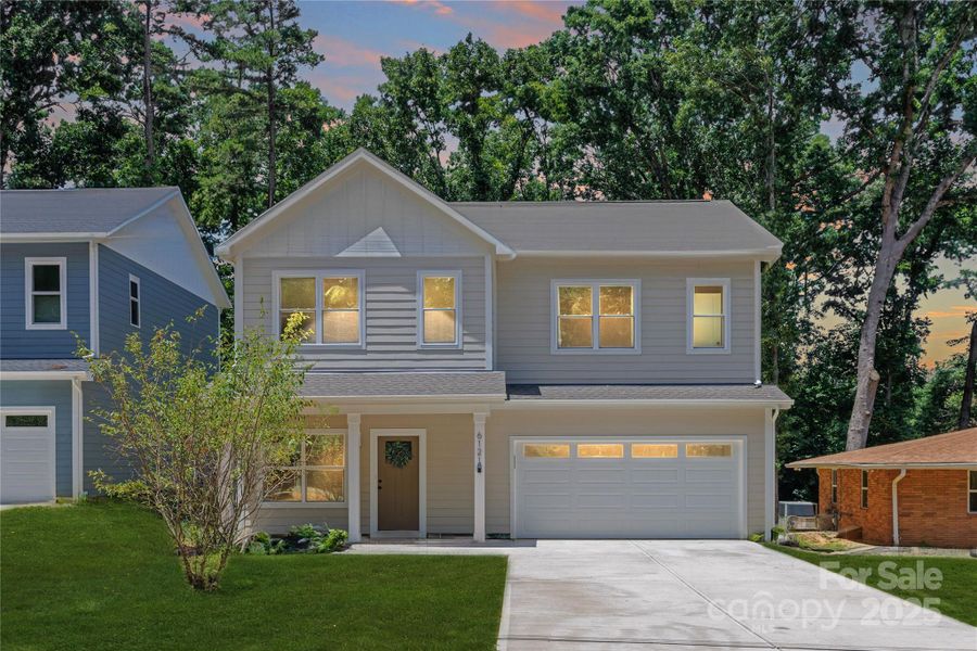 Front exterior of a new home in , Charlotte, NC, highlighting curb appeal (Image 2).
