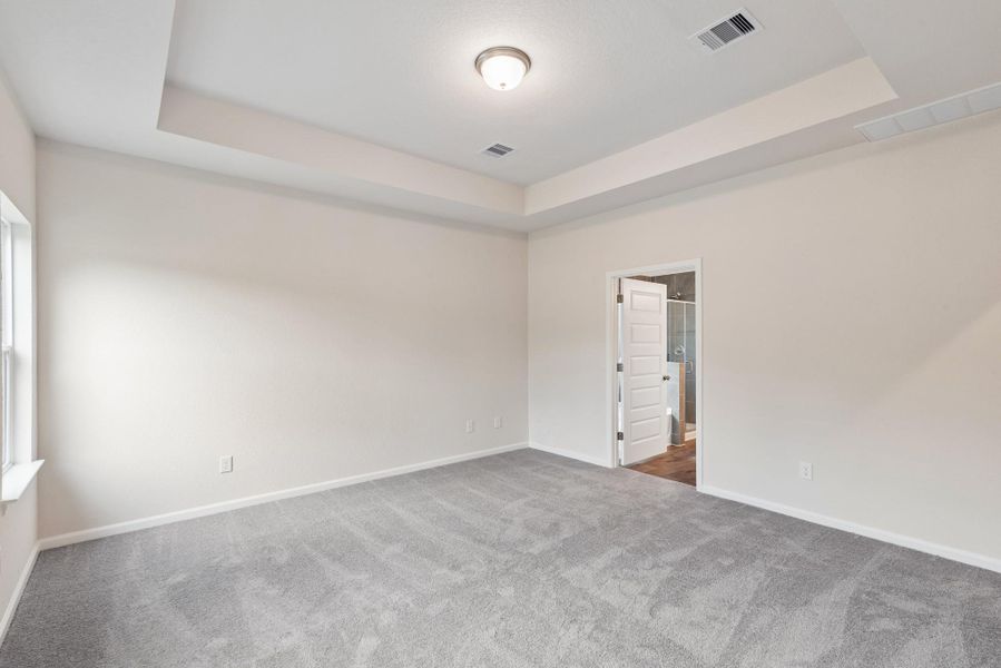 The Pearson- Primary Suite with Tray Ceiling The Pearson- Primary Suite with Tray Ceiling