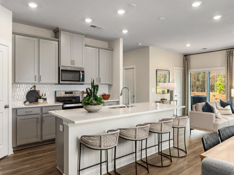 Furnished interior view inside a new home in Meadows at Wilson Farms - The Summit Series, Fort Mill (Image 3).