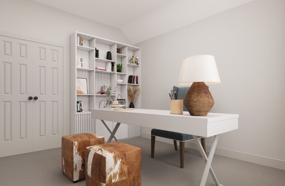 Representative furnished interior of a home built from the Lockhart by Beazer Homes in Heath Golf and Yacht Club, Heath (Image 9).