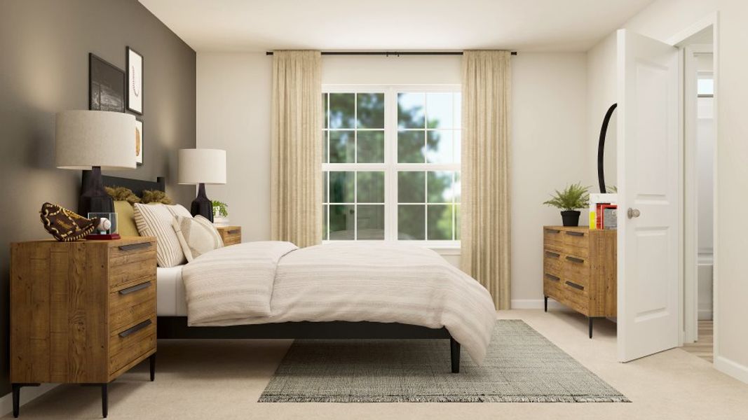 Representative furnished interior of a home built from the Hickory by Lennar in Elizabeth: Arbor, Fort Mill (Image 34).