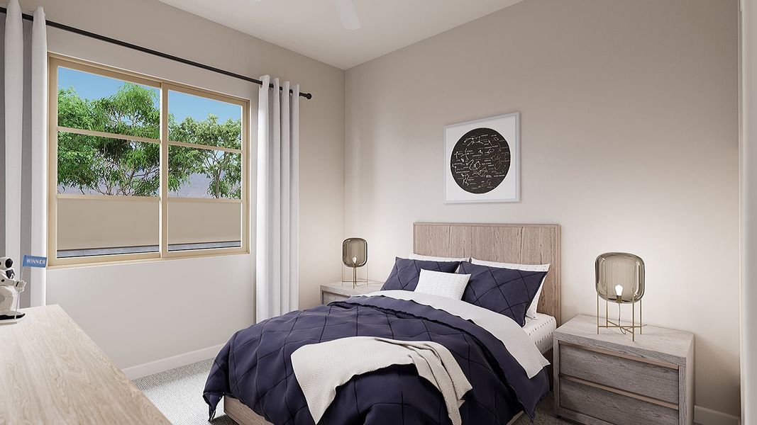 Representative furnished interior of a home built from the Parker Plan 5031 by Tri Pointe Homes in Camerano at Abel Ranch, Goodyear (Image 11).