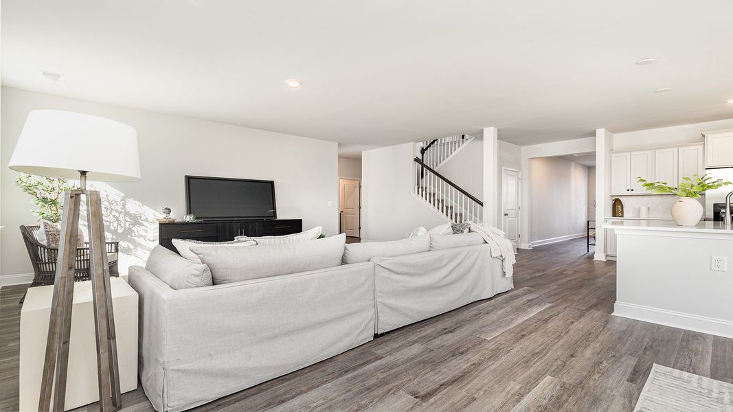 Representative furnished interior of a home built from the HARBOR OAK by D.R. Horton in Auberon Woods, Conway (Image 9).
