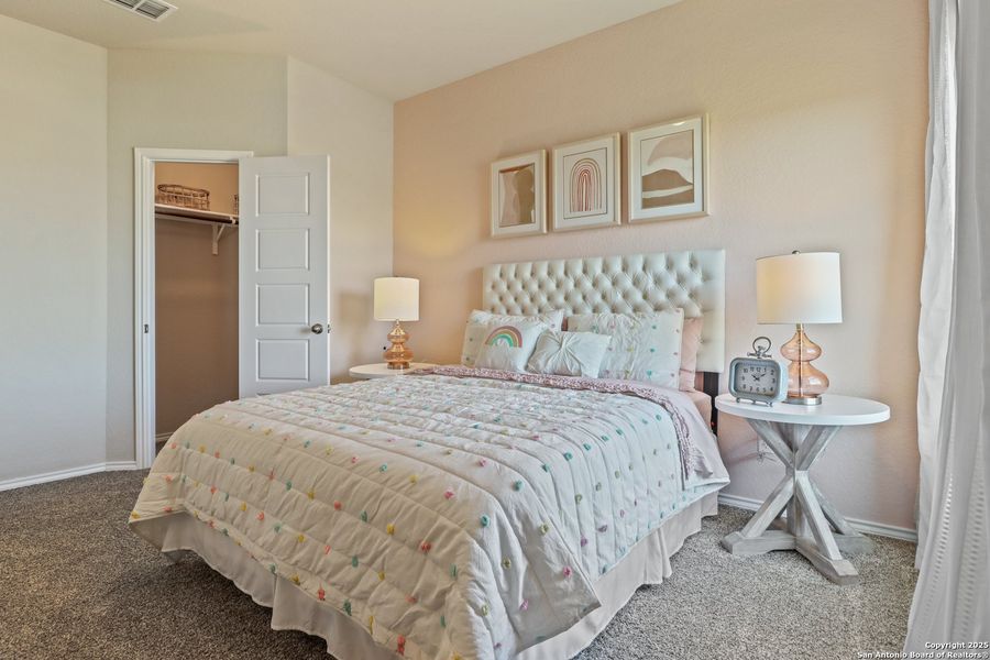 Furnished interior view inside a new home in Blue Ridge Ranch, San Antonio (Image 28).