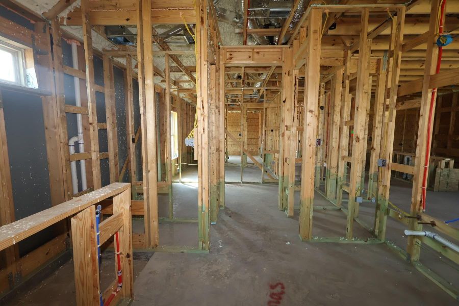 In-progress construction of a new home in Meridiana - Terrace Collection, Manvel, TX (Image 7).