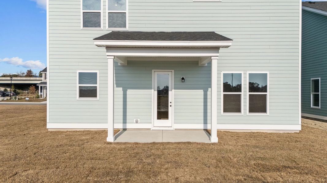 Exterior details and patio area of a home in Blue Heron Retreat: Oasis Series, Little River (Image 4). Exterior details and patio area of a home in Blue Heron Retreat: Oasis Series, Little River (Image 4).