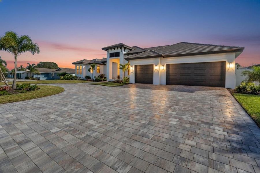 Front exterior of a new home in , Sarasota, FL, highlighting curb appeal (Image 28).