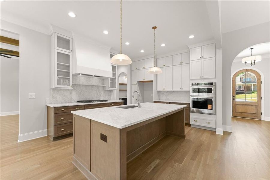 Furnished interior view inside a new home in , Flowery Branch (Image 8). Furnished interior view inside a new home in , Flowery Branch (Image 8).