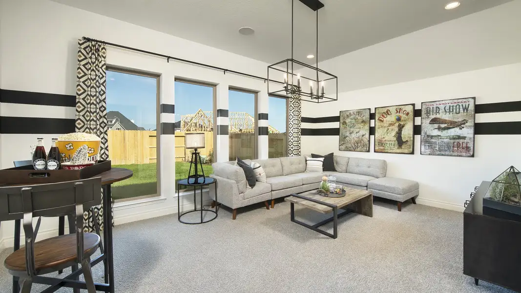 Furnished interior view inside a new home in Valencia, Manvel (Image 5). Furnished interior view inside a new home in Valencia, Manvel (Image 5).