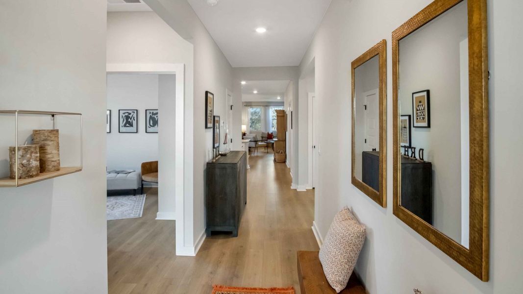 Furnished interior view inside a new home in Nexus South, Gallatin (Image 9).