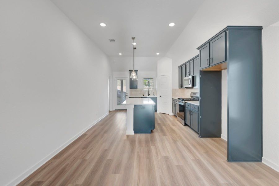 Furnished interior view inside a new home in Lone Star Landing, Montgomery (Image 14).