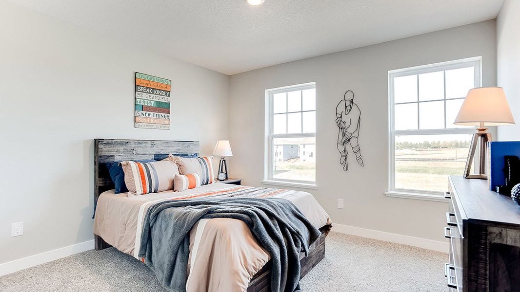 Representative furnished interior of a home built from the The Sienna by D.R. Horton in Thornton Townes, Raleigh (Image 18).