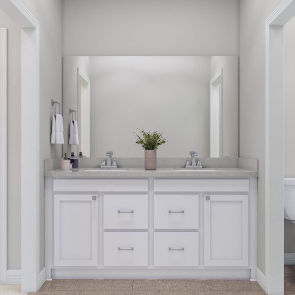 Furnished interior view inside a new home in Trillium, Richmond (Image 16). Furnished interior view inside a new home in Trillium, Richmond (Image 16).