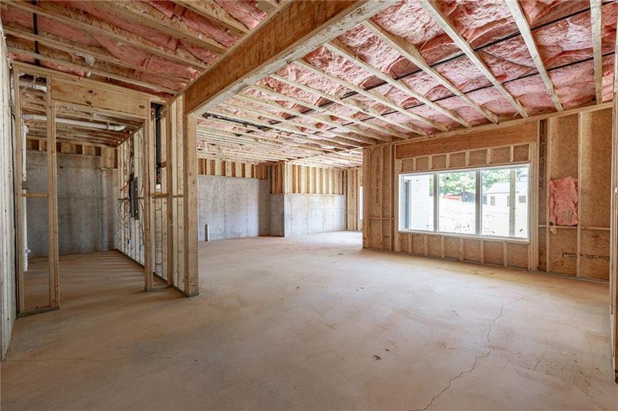 In-progress construction of a new home in , Buford, GA (Image 26).