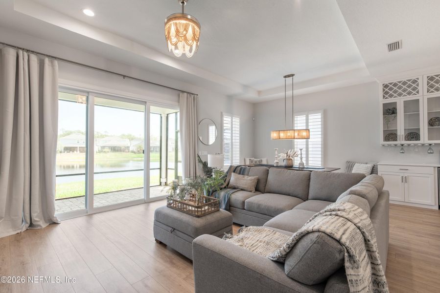Furnished interior view inside a new home in , Ponte Vedra (Image 14).