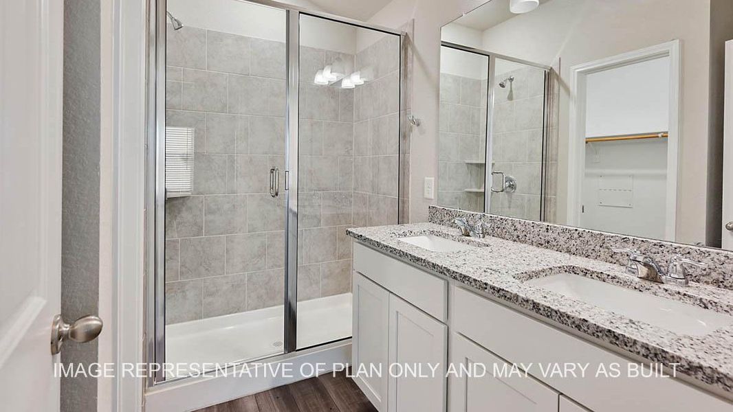 Furnished interior view inside a new home in Southern Pointe, College Station (Image 5).