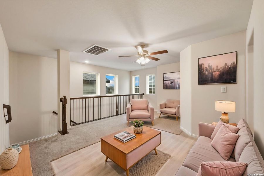 Furnished interior view inside a new home in Veramendi, New Braunfels (Image 16).