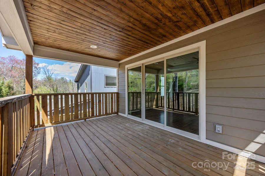 Exterior details and patio area of a home in , Asheville (Image 3). Exterior details and patio area of a home in , Asheville (Image 3).