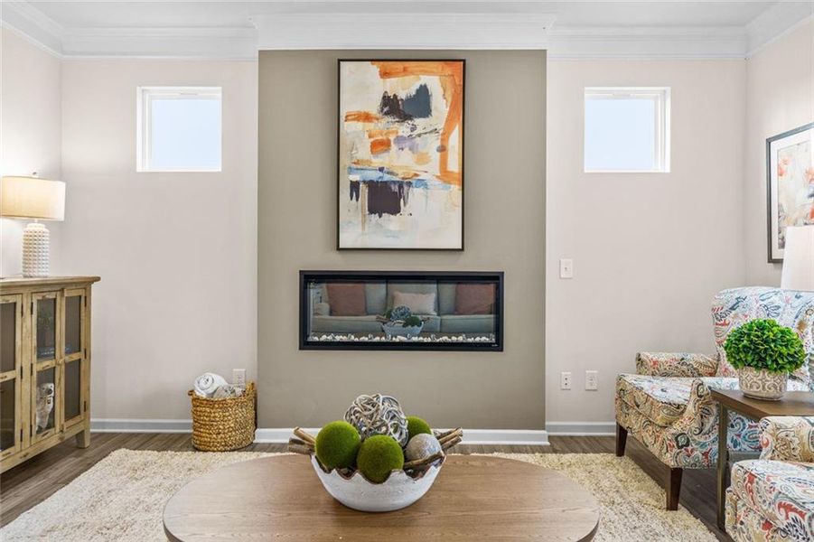 Furnished interior view inside a new home in Varnell Preserve, Dalton (Image 44).