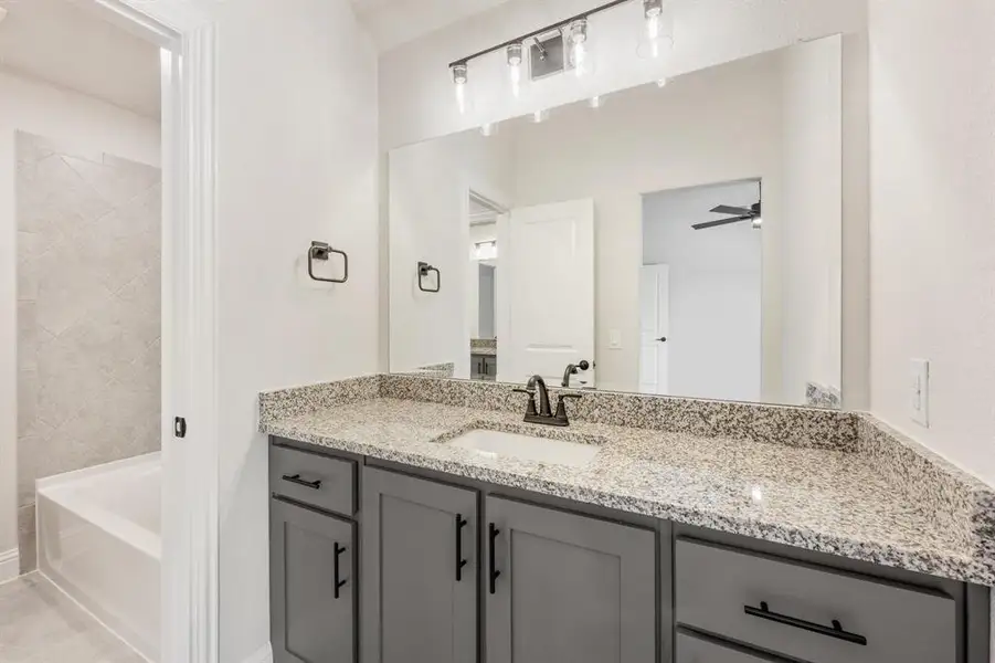 Furnished interior view inside a new home in Ridgepoint, Midlothian (Image 15).