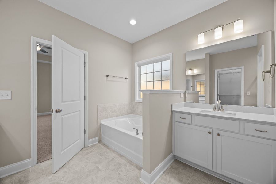 Furnished interior view inside a new home in Arbor Hills South II, Greenville (Image 12).