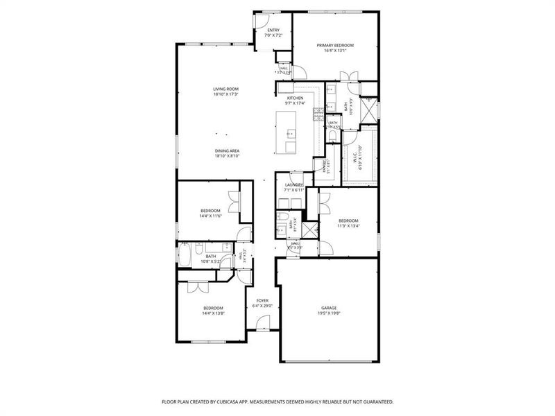 2D floor plan layout of this home in , Lavon, TX (Image 5).
