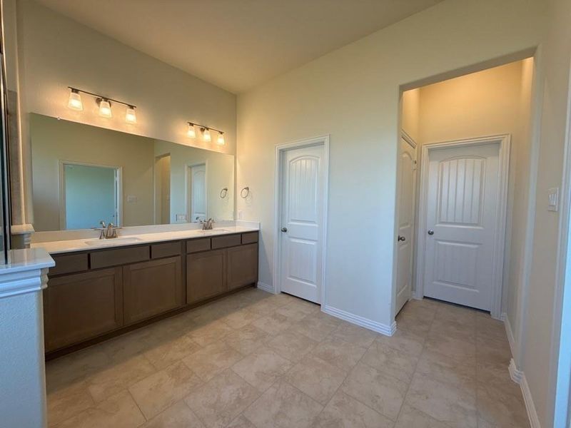 Furnished interior view inside a new home in Clear Sky Addition, Valley View (Image 7).
