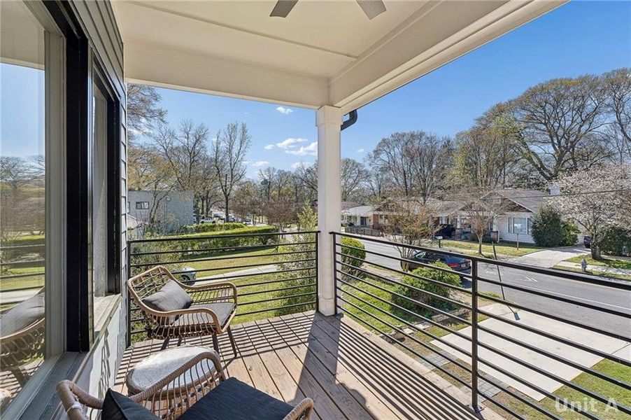 Exterior details and patio area of a home in , Atlanta (Image 25).