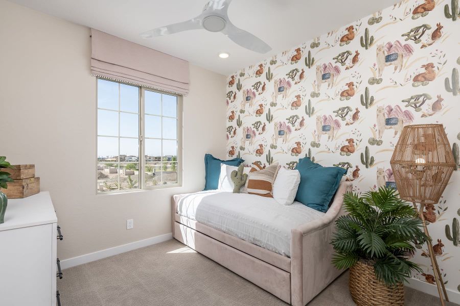 Bedroom 3 | Chartreuse | Greenpointe at Eastmark | New homes in Mesa, Arizona | Landsea Homes