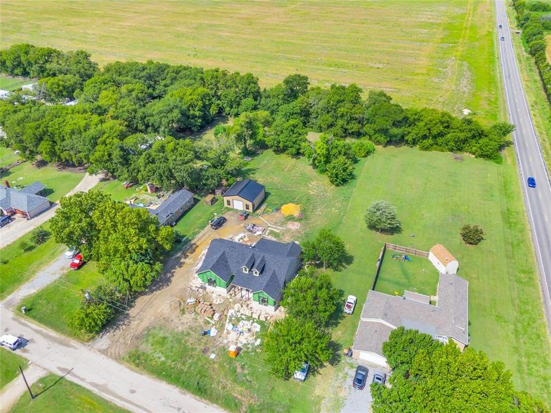 Front of house with roof with shingles Front of house with roof with shingles