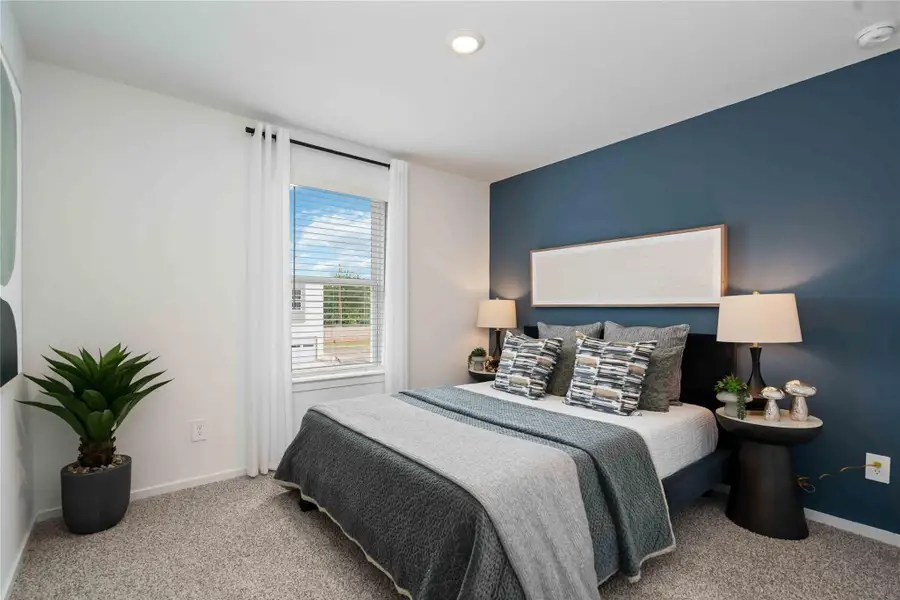 Furnished interior view inside a new home in Alaia Crossing, Houston (Image 24).