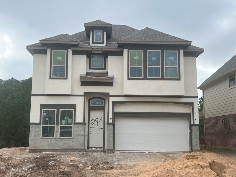 In-progress construction of a new home in Waterstone on Lake Conroe, Montgomery, TX (Image 17). In-progress construction of a new home in Waterstone on Lake Conroe, Montgomery, TX (Image 17).