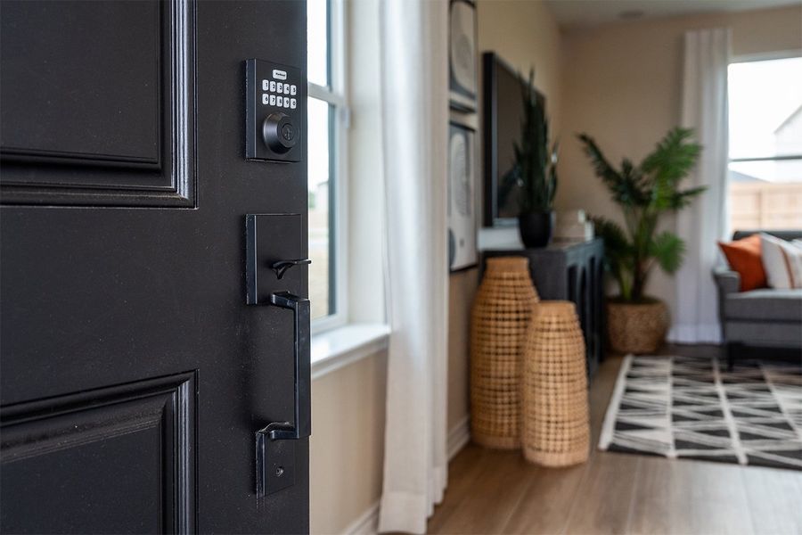 Keyless entry door hardware Keyless entry door hardware