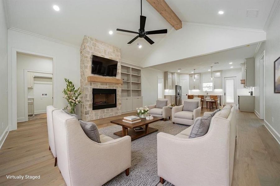 Furnished interior view inside a new home in , Athens (Image 7).