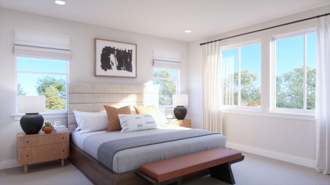 Representative furnished interior of a home built from the 4 by Trumark Homes in Independence, Elizabeth (Image 10).