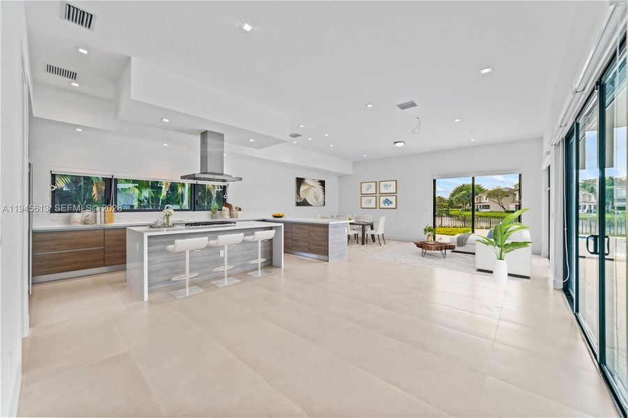 Furnished interior view inside a new home in , Weston (Image 4).