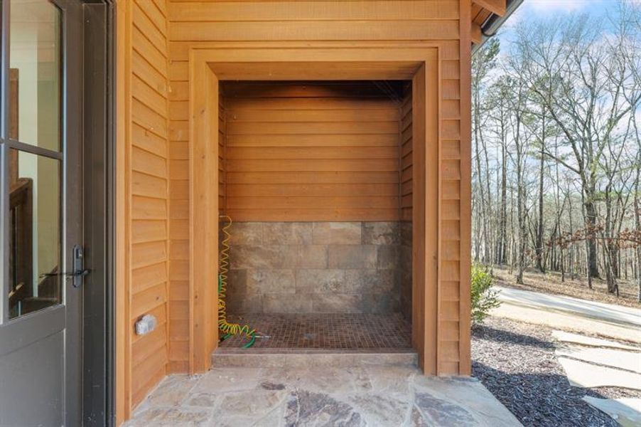 Exterior details and patio area of a home in , Newnan (Image 22).