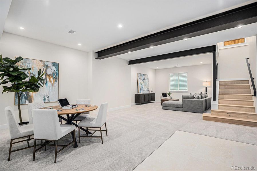 Huge rec room with countless options